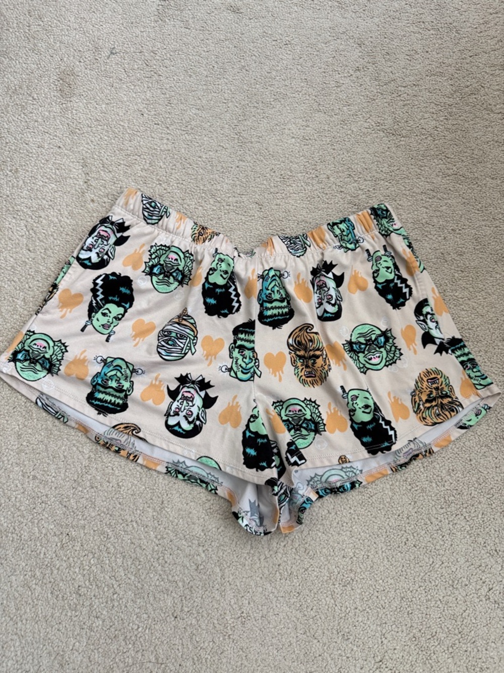 Women's Graphic Lounge Shorts SZ S 4-6